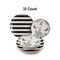 32 Count Monarch Design Elegant Disposable Paper Plates Combo Set Party Supplies 10 In. + 8 In.